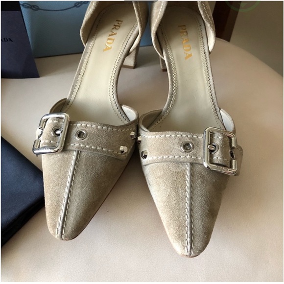 Prada Calzature Donna Suede Shoes - Picture 6 of 8